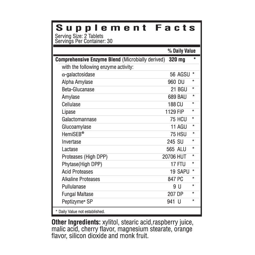 Digestive Enzymes Chewable - Smart Routine Choice