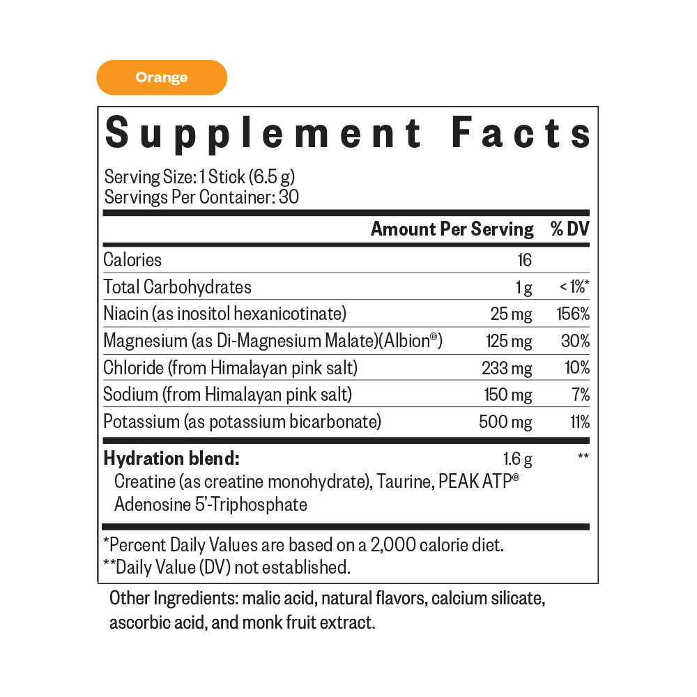 Optimal Electrolyte Sticks - Everyday Health Routine