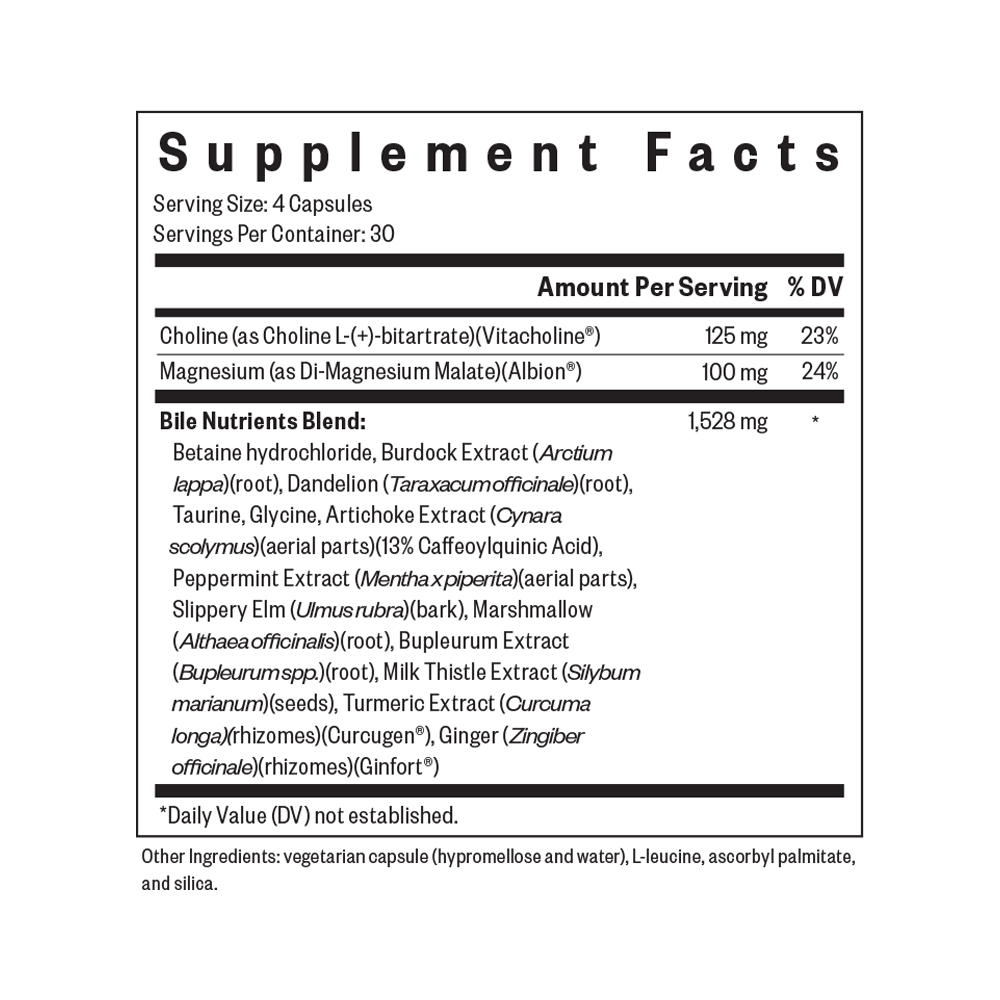Bile Nutrients - Smart Routine Choice