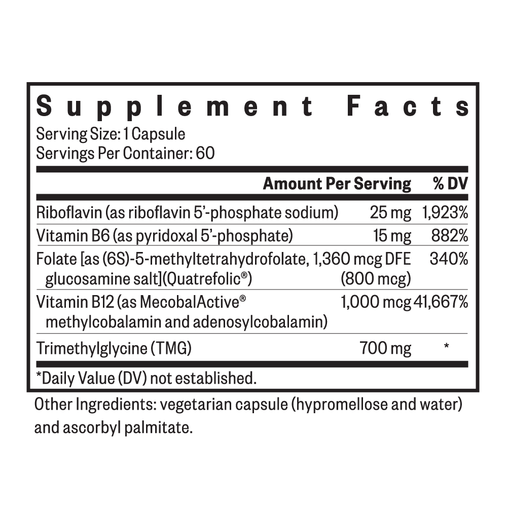 Homocysteine Nutrients - Smart Routine Choice