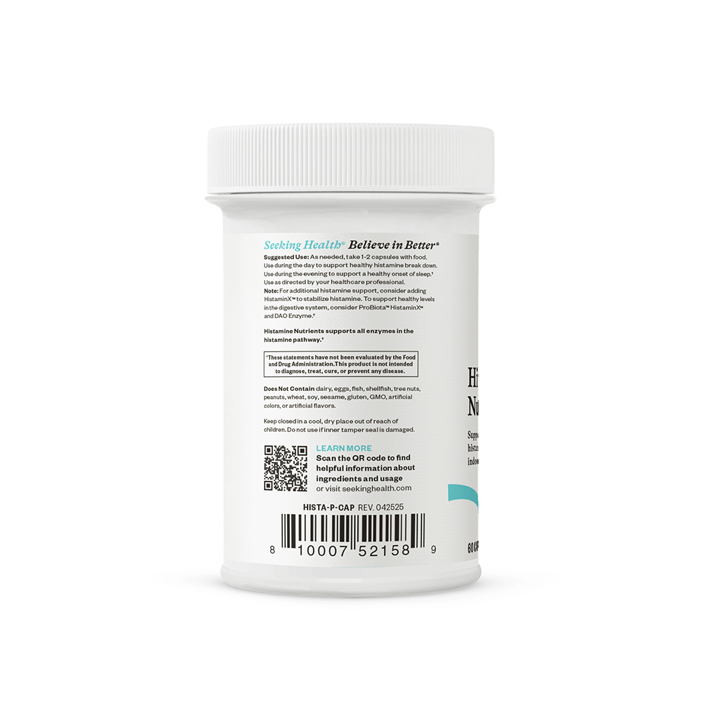 Histamine Nutrients - Smart Routine Choice