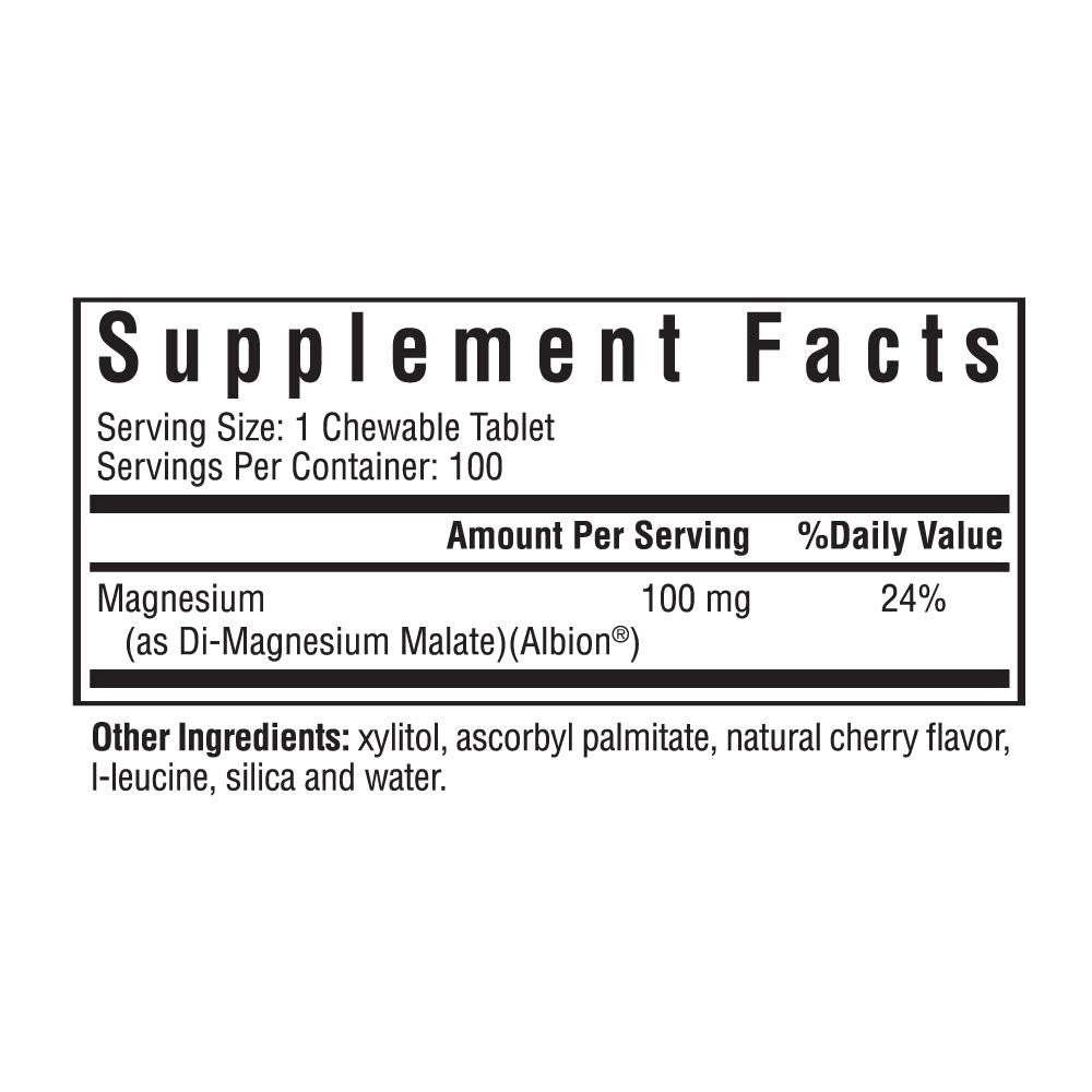Magnesium Malate Chewable - Everyday Health Routine