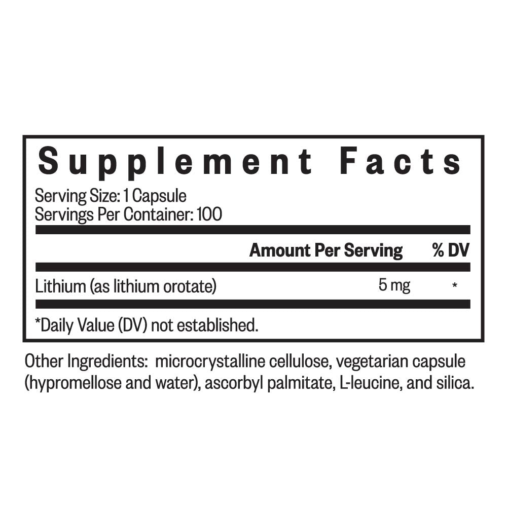 Lithium Orotate - Smart Routine Choice