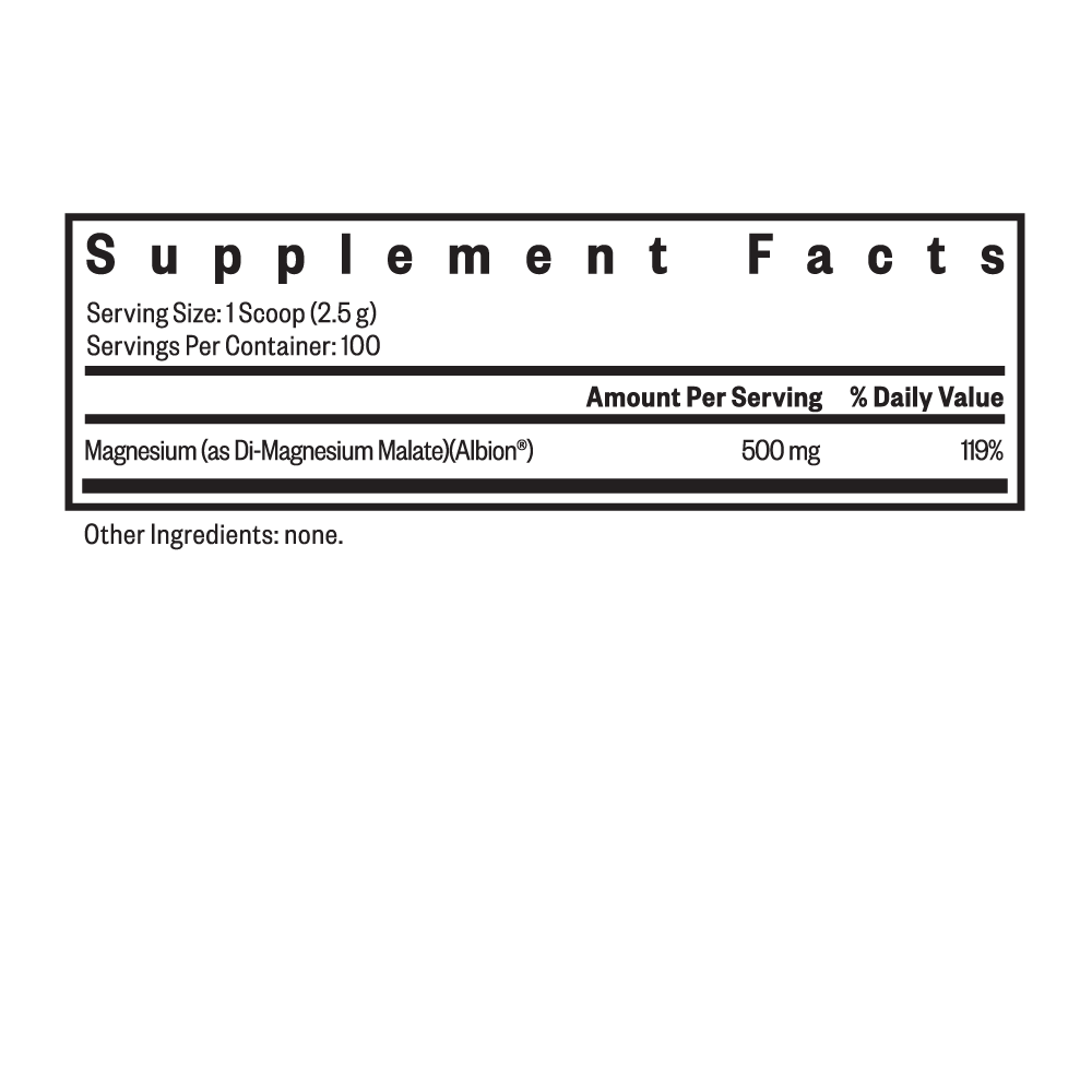 Magnesium Malate Powder - Everyday Health Routine