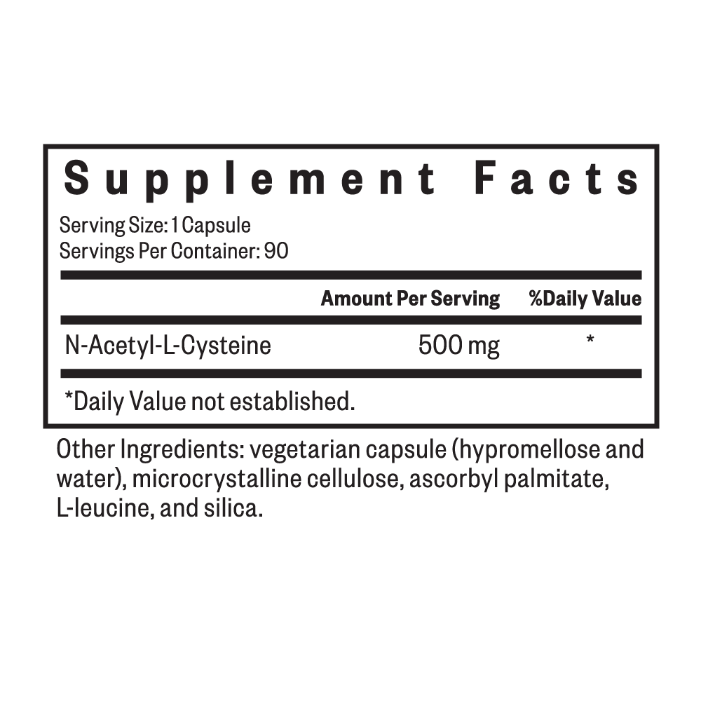 NAC Supplement (N-Acetyl-L-Cysteine) - Everyday Health Routine