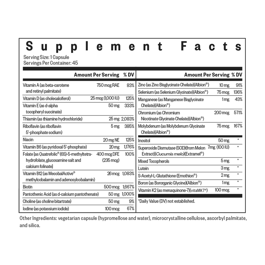 Multivitamin One - Everyday Health Routine