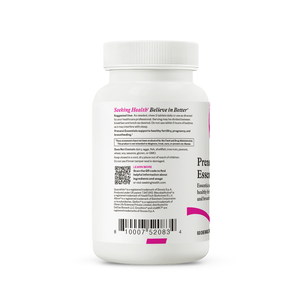 Prenatal Essentials Chewable - Smart Routine Choice