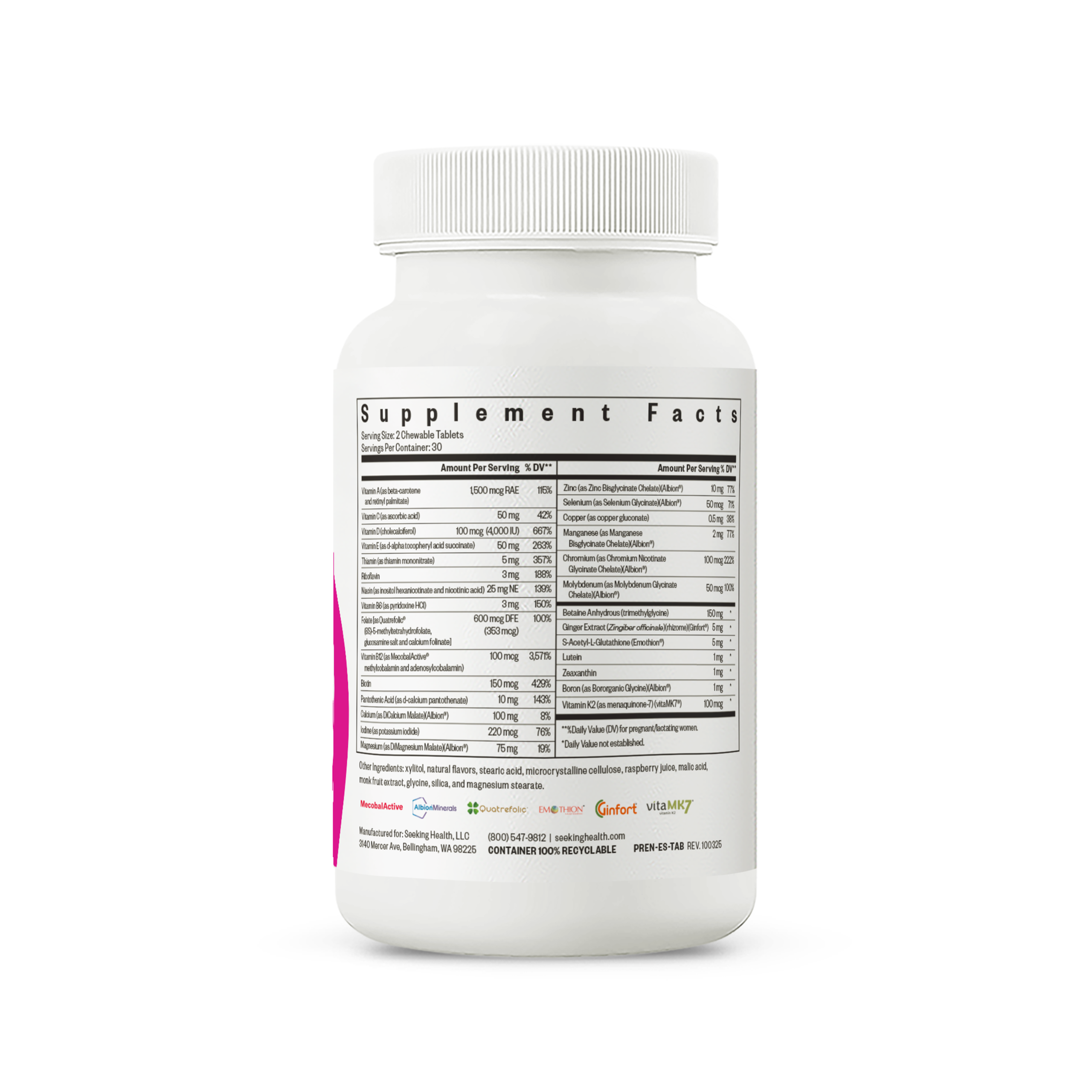 Prenatal Essentials Chewable - Smart Routine Choice