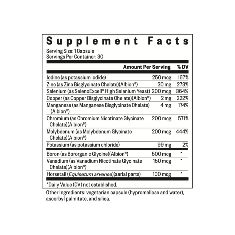 Trace Minerals Complex - Smart Routine Choice