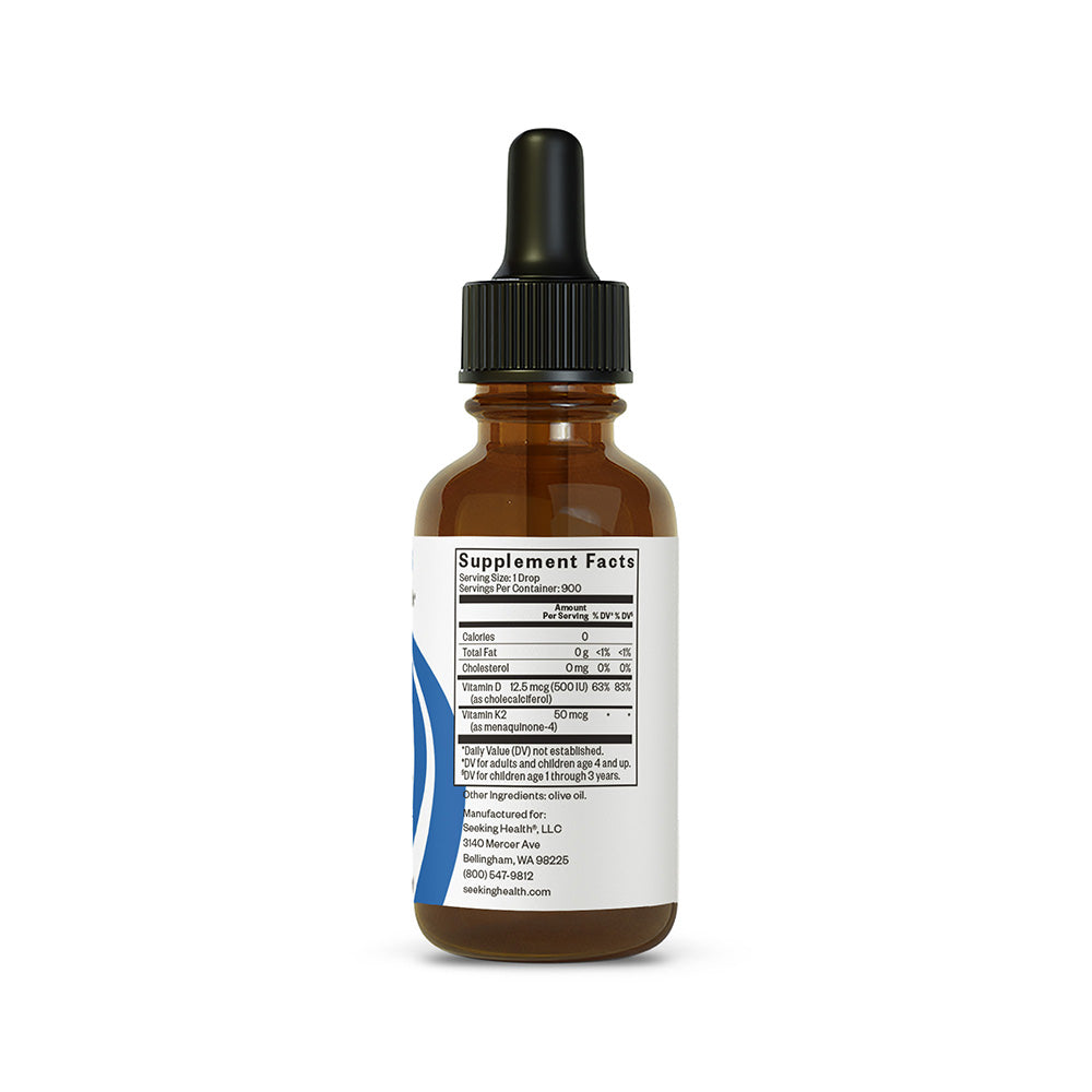 Vitamin D3 + K2 Drops - Everyday Health Routine