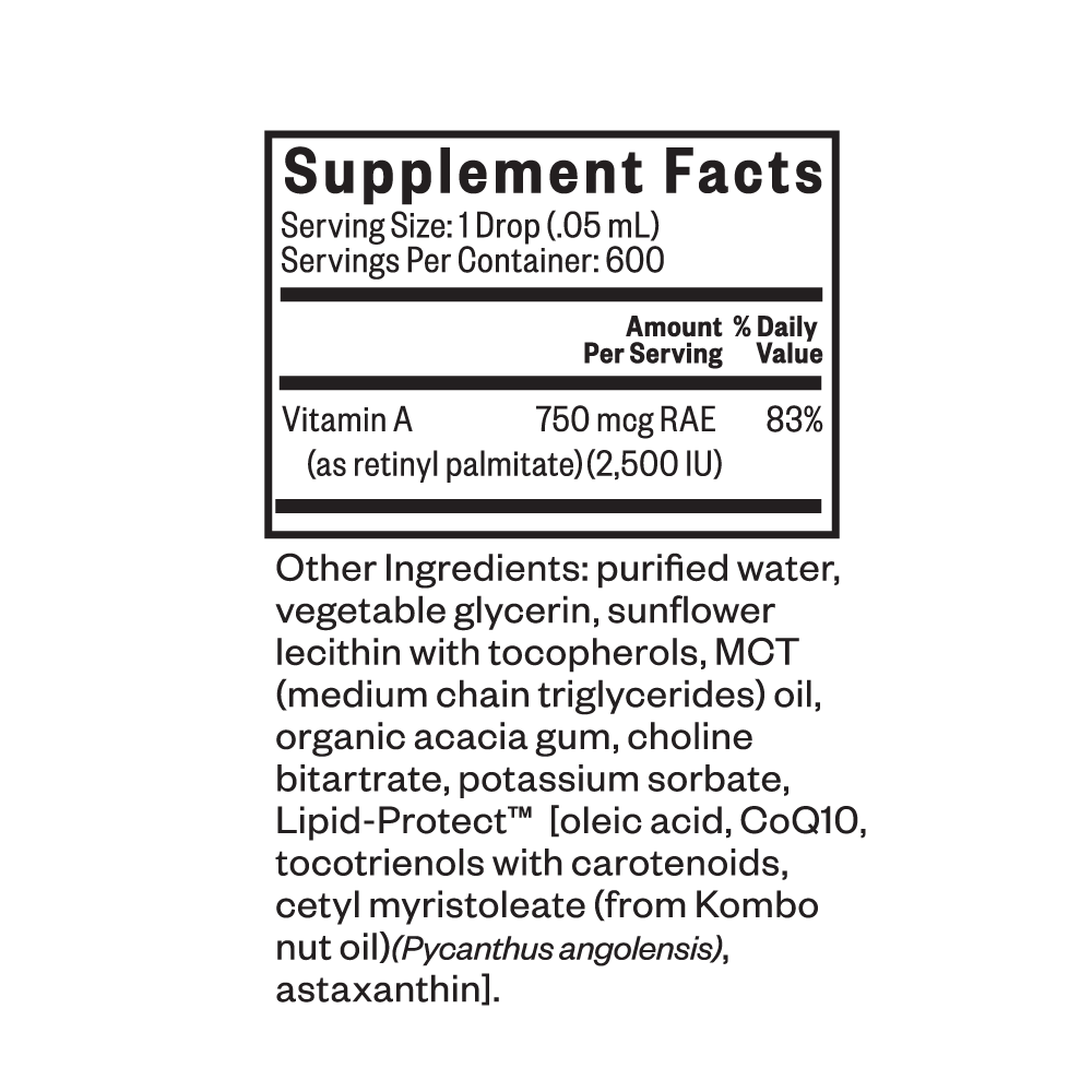 Vitamin A Drops - Everyday Health Routine